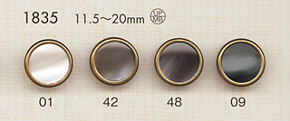 1835 Botões Elegantes E Luxuosos Para Camisas E Jaquetas Simples[Botão] DAIYA BUTTON