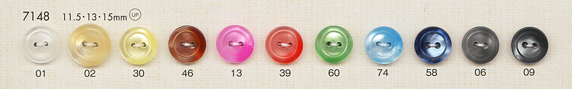 7148 Botões De Plástico Para Camisas E Blusas Coloridas[Botão] DAIYA BUTTON