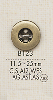 B123 Botões De Metal Coloridos Simples Para Camisas E Jaquetas[Botão] DAIYA BUTTON