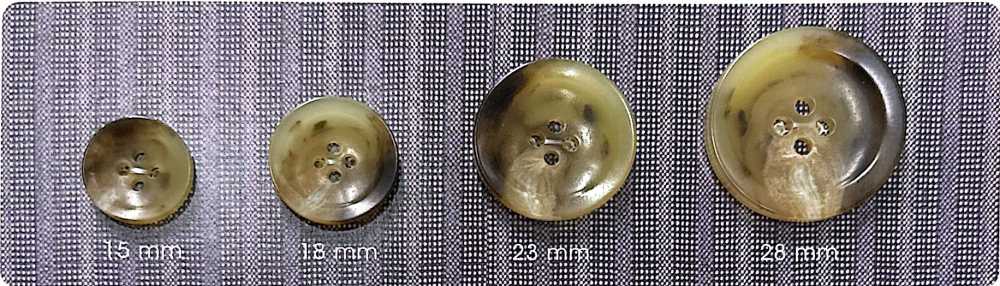 GCOR007 [Estilo Buffalo] Botões De 4 Furos (Tamanho Pequeno)[Botão] NITTO Button