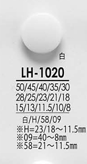 LH1020 Da Camisa Ao Casaco Preto E Botões De Tingimento[Botão] IRIS