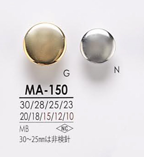 MA150 Botão De Metal IRIS