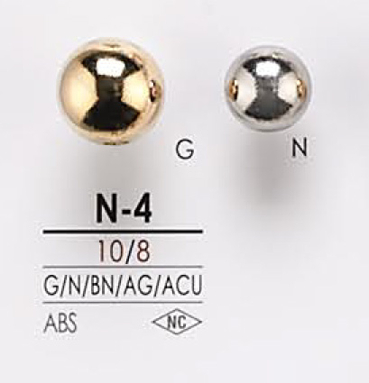 N4 Botão De Metal IRIS