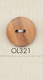 OL321 Botão De 2 Furos De Madeira De Material Natural DAIYA BUTTON