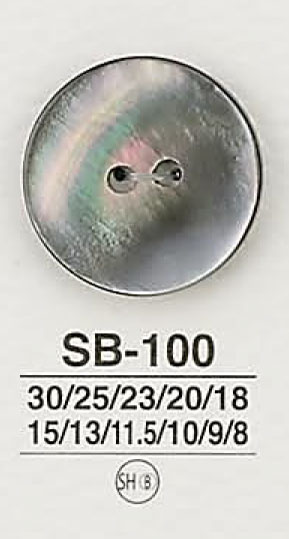 SB100 Botão De Concha IRIS