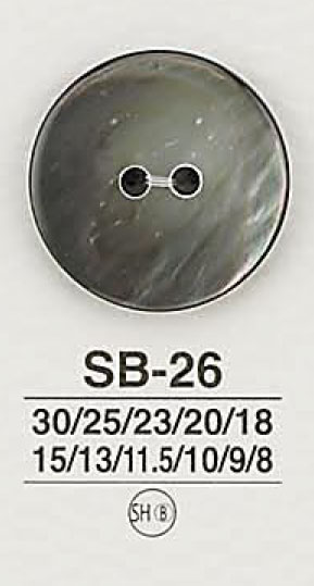 SB26 Botão De Concha IRIS
