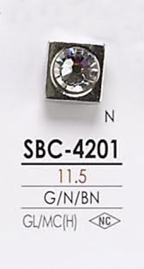 SBC4201 Botão De Pedra Cristal IRIS