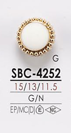 SBC4252 Botão De Metal Para Tingimento IRIS