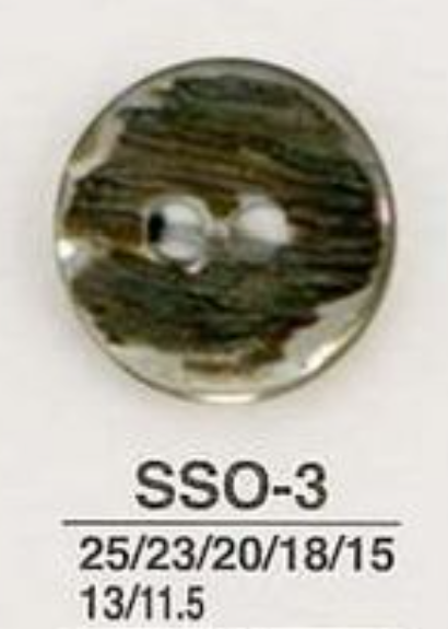 SSO3 Botão Brilhante De 2 Furos De Material Natural Shell IRIS