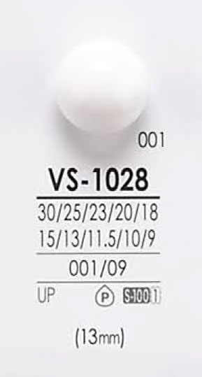 VS1028 Botão Preto E Tingimento IRIS
