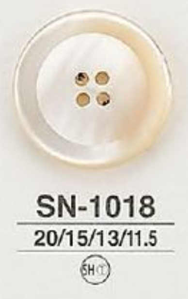 SN1018 Feito Por Takase Shell 4 Furos Na Frente, Botão Brilhante IRIS