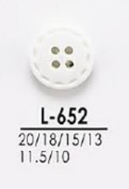 L652 Botões De Tingimento Para Roupas Leves, Como Camisas E Camisas Pólo[Botão] IRIS