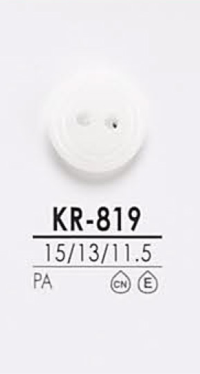 KR819 Botão De Camisa Preta E Tingida IRIS