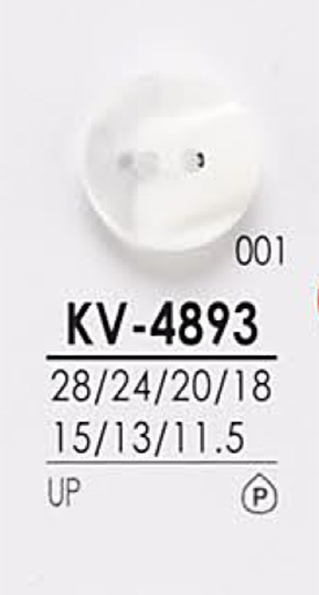KV4893 Botão De Camisa Para Tingimento IRIS