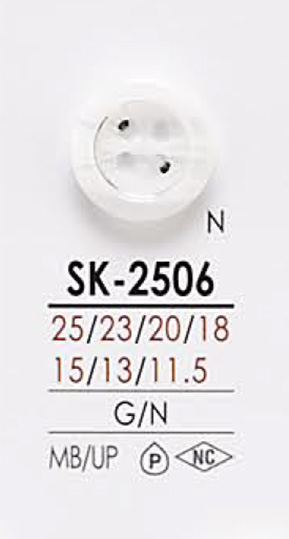 SK2506 Botão De Camisa Para Tingimento IRIS