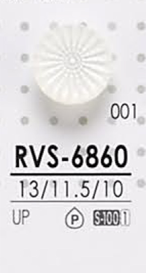 RVS6860 Botão De Poliéster Para Tingimento IRIS