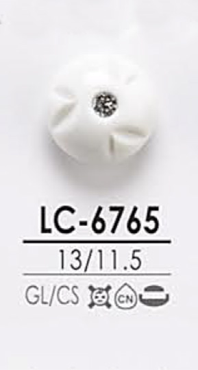 LC6765 Botão De Cristal Rosa Ondulado Para Tingimento IRIS