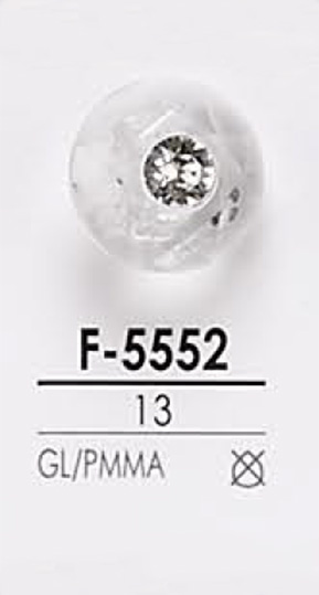 F5552 Botão Bola De Metal Rosa Ondulado IRIS