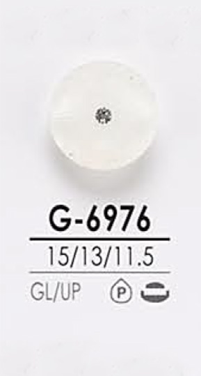 G6976 Botão De Cristal Rosa Ondulado Para Tingimento IRIS