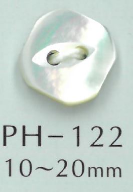 PH122 Botão Quadrado De Olho De Gato Sakamoto Saji Shoten