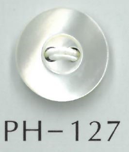 PH127 Botão De Concha Oca De 2 Furos Sakamoto Saji Shoten