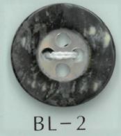 BL-2 Botão De Concha Central Mutável De Cor Central De 2 Furos Sakamoto Saji Shoten