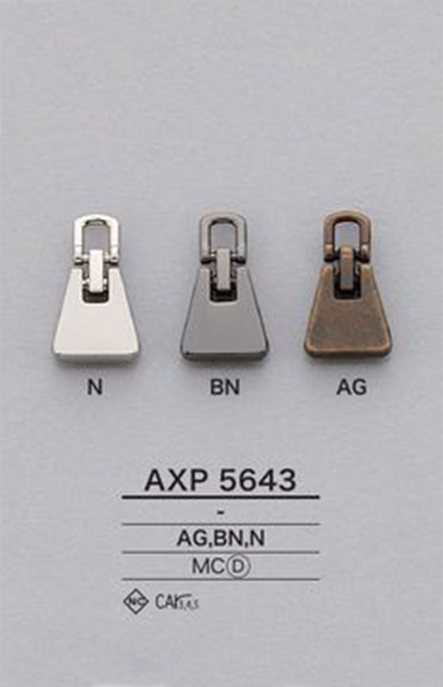 AXP5643 Ponto De Zíper (Guia De Puxar) IRIS