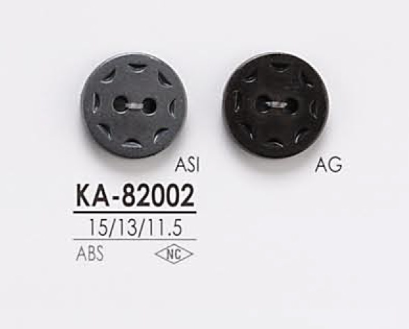 KA82002 Botão De Metal Com 4 Buracos Para Jaquetas E Ternos IRIS