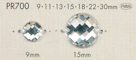 PR700 Botão De Corte De Diamante Transparente DAIYA BUTTON