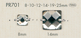 PR701 Botão Quadrado De Corte De Diamante DAIYA BUTTON