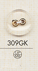 309GK Botão De Plástico Simples De 2 Furos DAIYA BUTTON