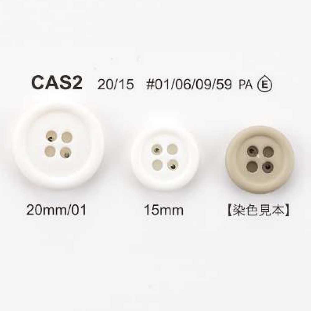 CAS-2 Botão De Bio-nylon Com 4 Orifícios IRIS