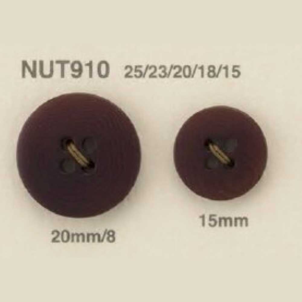 NUT-910 Botão De 4 Orifícios De Porca De Material Natural IRIS