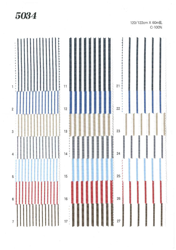 MU5034 Stripe Check[Têxtil / Tecido] Ueyama Textile
