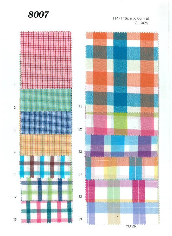 8007 Verifique O Processamento Da Lavadora[Têxtil / Tecido] Ueyama Textile