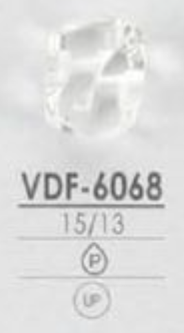 VDF6068 Pernas De Túnel De Resina De Poliéster / Botões Brilhantes[Botão] IRIS