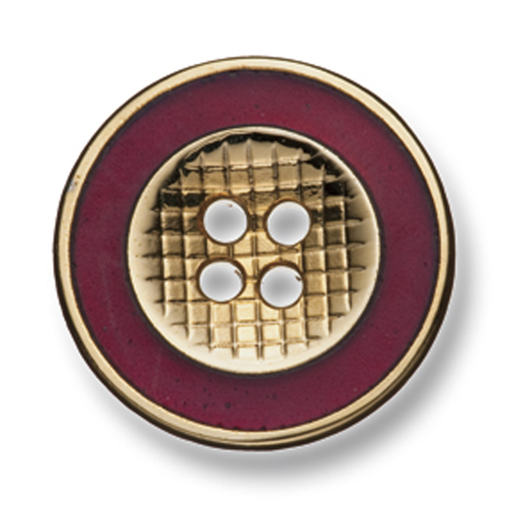 333 Botões De Metal Para Ternos Domésticos E Jaquetas Dourado / Vermelho[Botão] Yamamoto(EXCY)