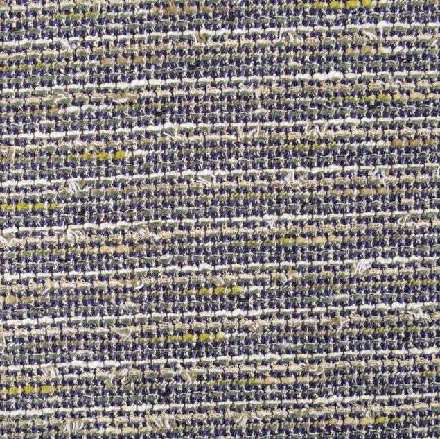 Z6351 Tweed Têxtil LINTON Feito Na Inglaterra Roxo Azul X Verde X Branco LINTON