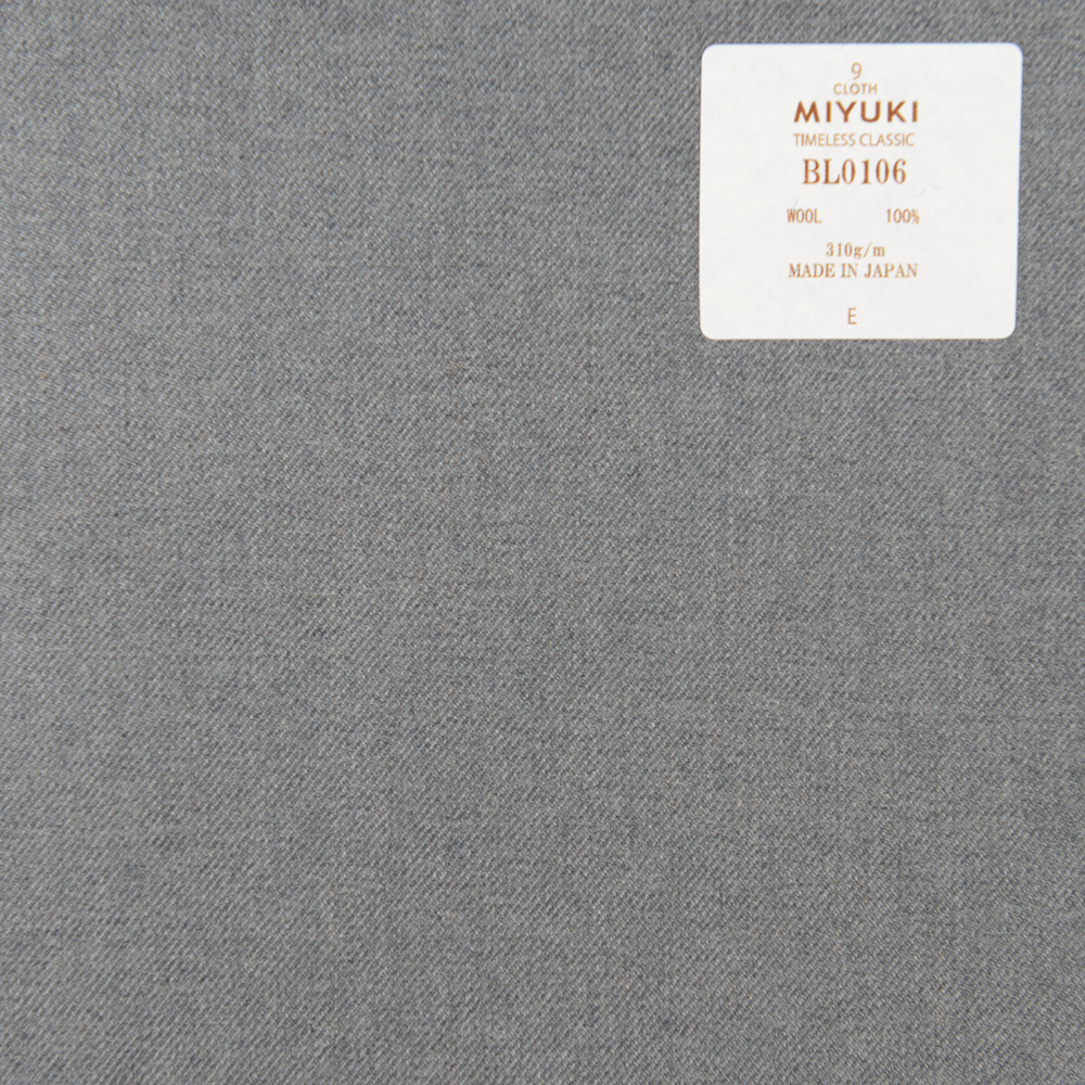 BL0106 Atemporal Clássico Clássico Simples Cinza Claro[Têxtil] Miyuki Keori (Miyuki)