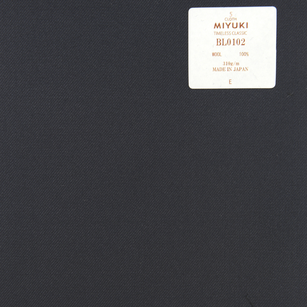 BL0102 Atemporal Clássico Clássico Simples Azul Marinho[Têxtil] Miyuki Keori (Miyuki)