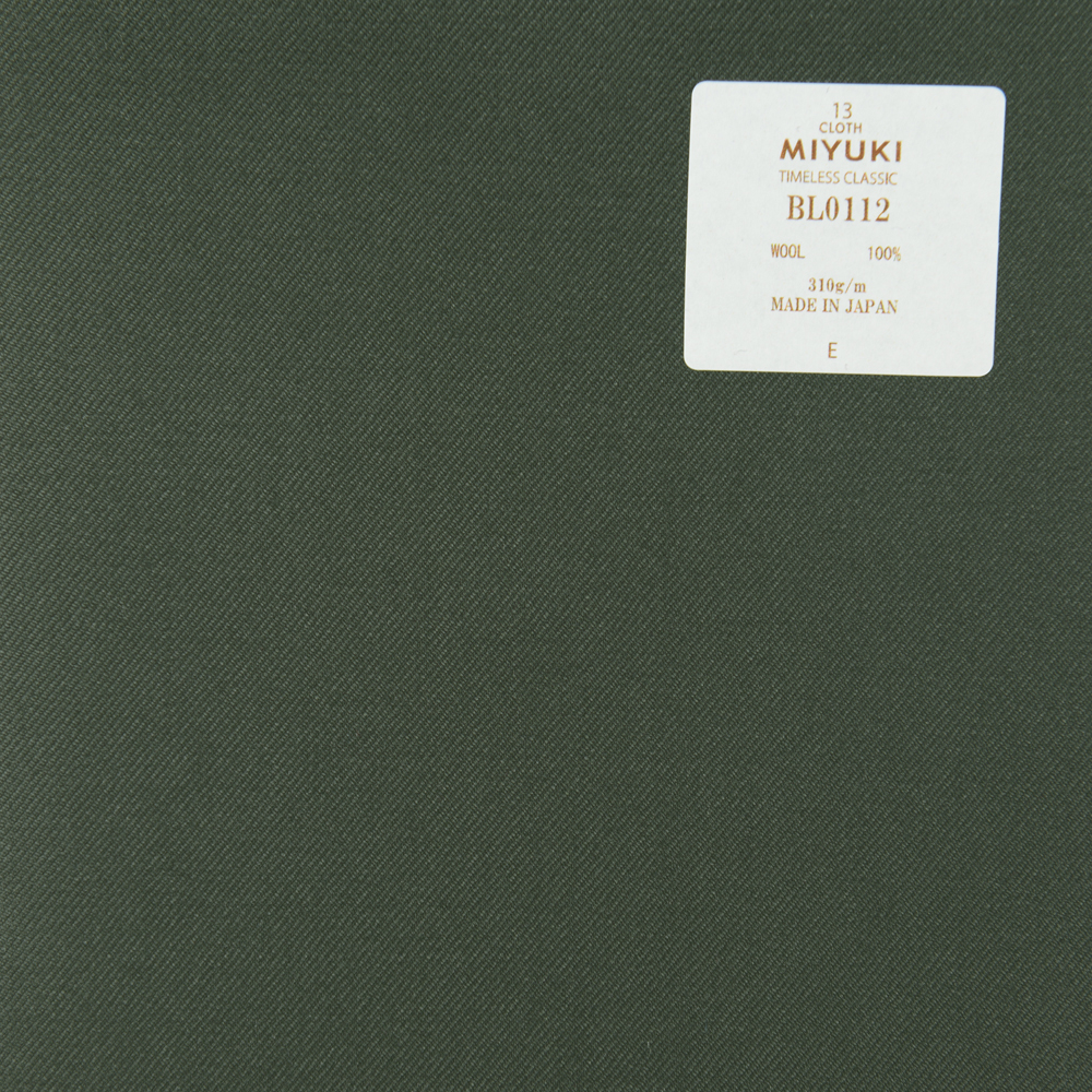 BL0112 Timeless Classic Classic Plain Green[Têxtil] Miyuki Keori (Miyuki)