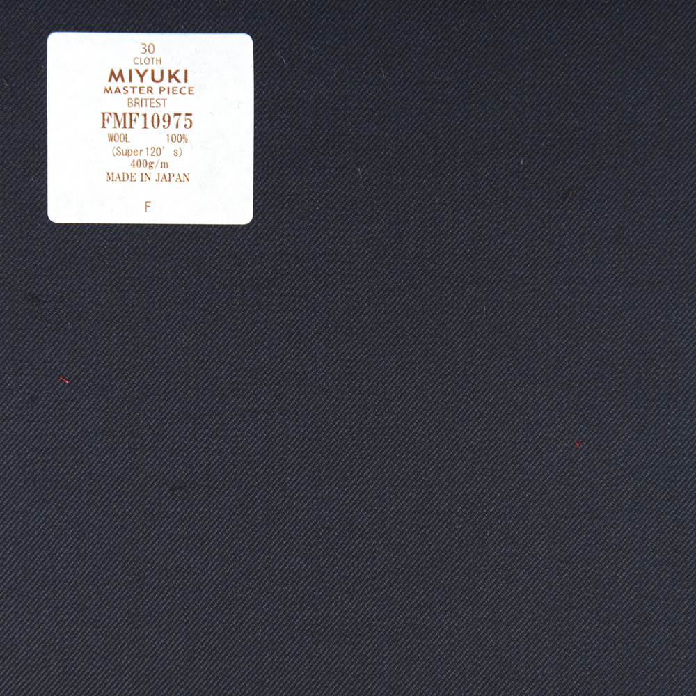 FMF10975 Obra-prima Brightest Super120&#39;Solid Midnight Blue[Têxtil] Miyuki Keori (Miyuki)