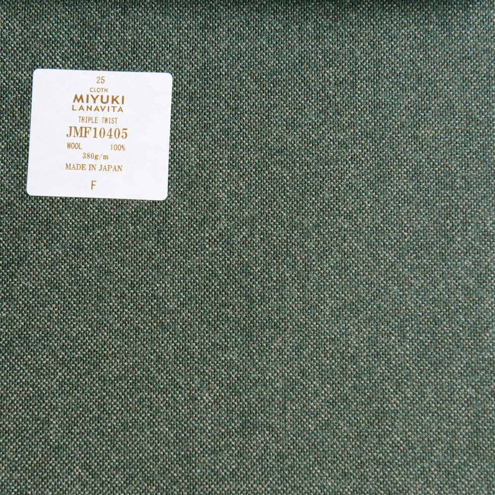 JMF10405 Coleção Lana Vita Tweed Spun Plain Verde Escuro[Têxtil] Miyuki Keori (Miyuki)