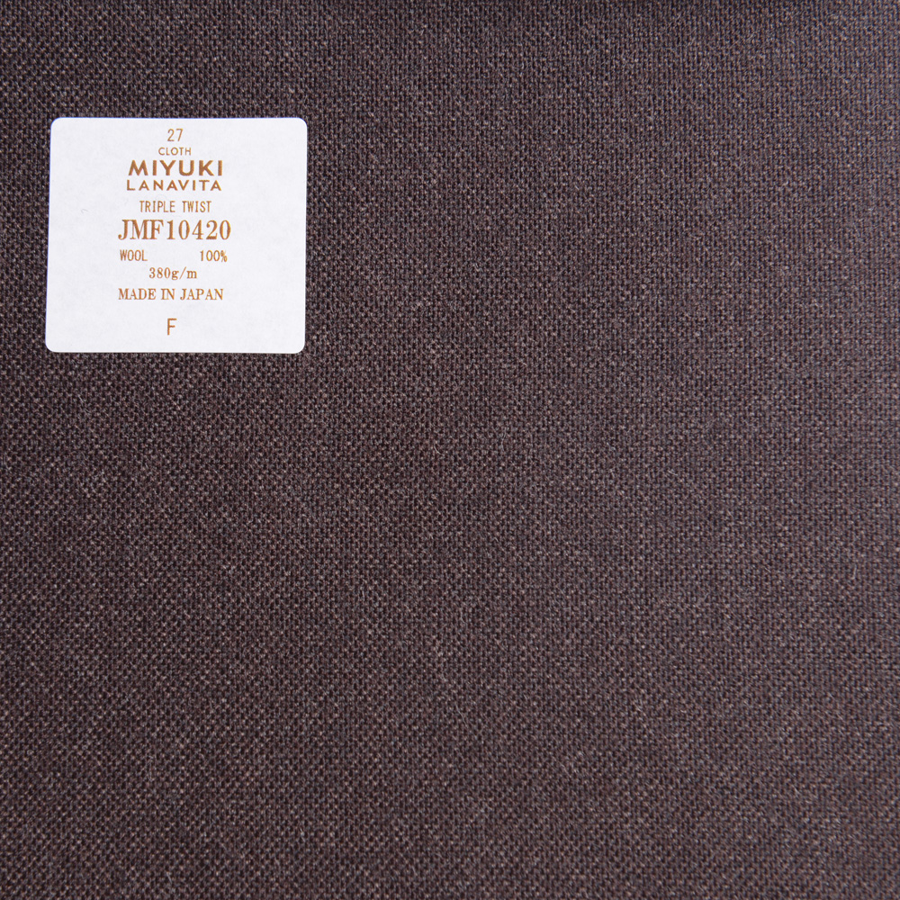 JMF10420 Coleção Lana Vita Tweed Spun Plain Dark Brown[Têxtil] Miyuki Keori (Miyuki)