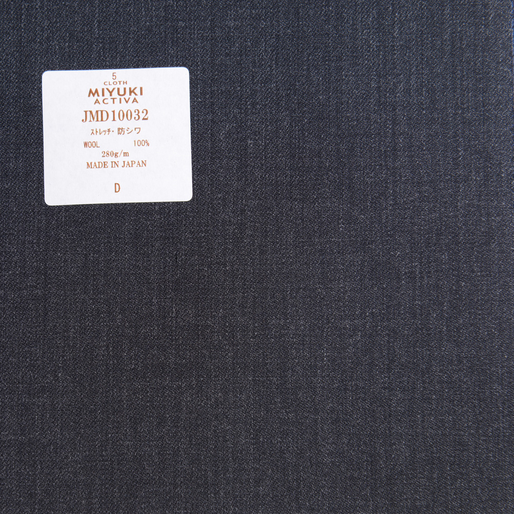 JMD10032 Ativa Collection Natural Stretch Resistente A Rugas Têxtil Simples Carvão Cinza Céu Miyuki Keori (Miyuki)