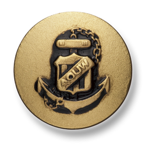 10B-G Botão De Metal Dourado Para Ternos E Jaquetas Domésticas Kogure Button Mfg. Co., Ltd.
