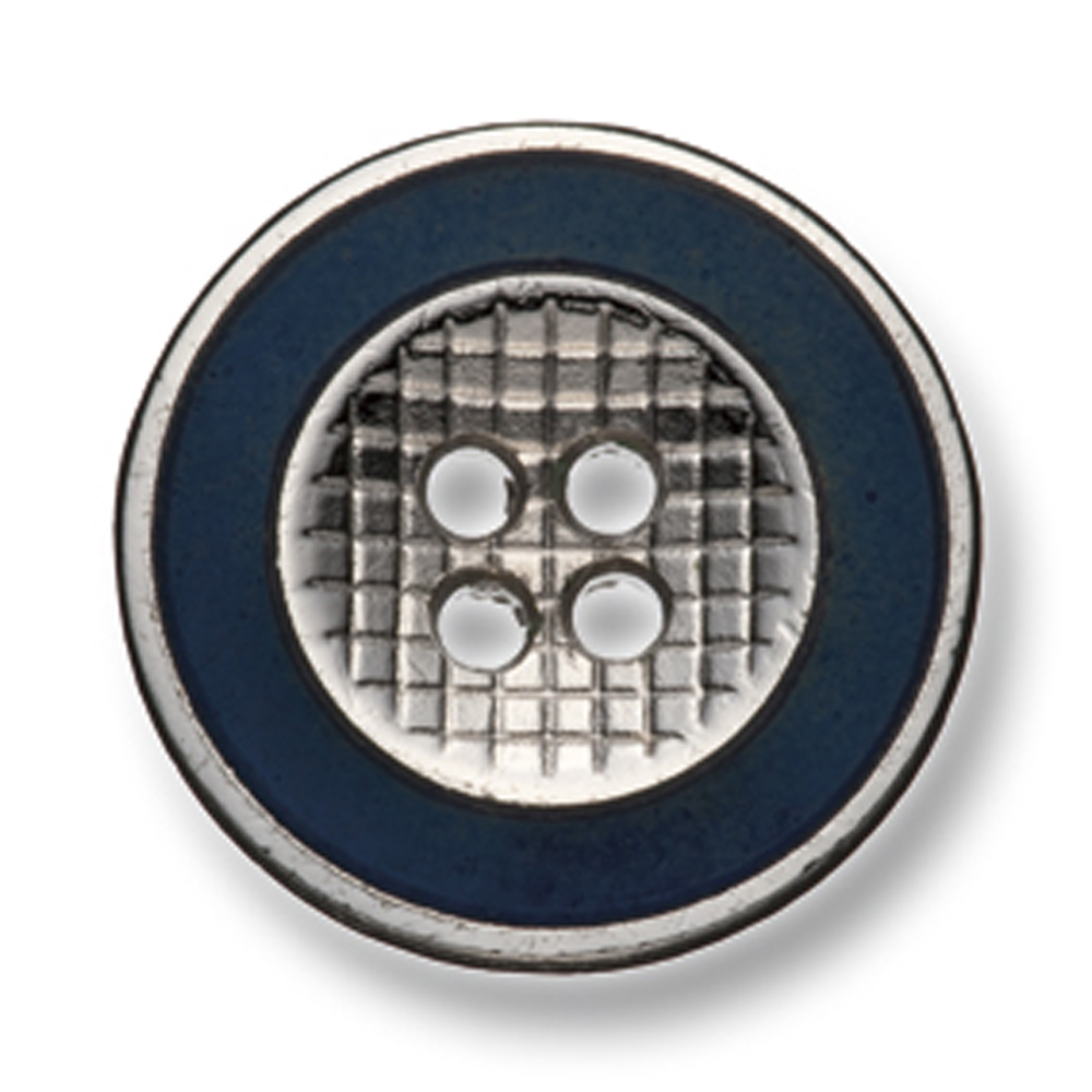 330 Botões De Metal Para Ternos Domésticos E Jaquetas Prata / Azul Marinho[Botão] Yamamoto(EXCY)