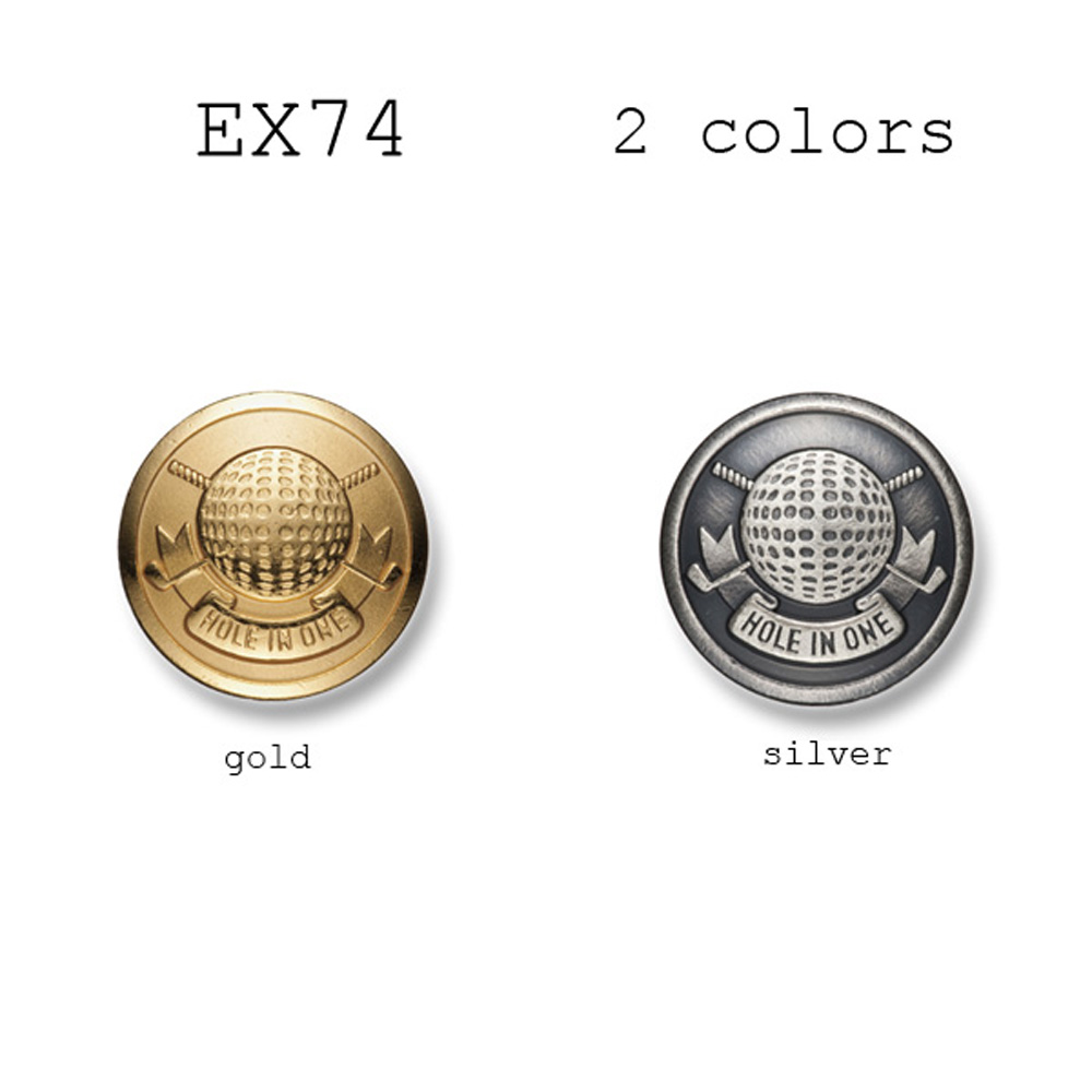 EX74 Botões De Metal Para Roupas E Jaquetas Domésticas[Botão] Yamamoto(EXCY)