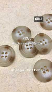 KSB80 Botão De Poliéster Com 4 Furos E Cores Elegantes DAIYA BUTTON subfoto
