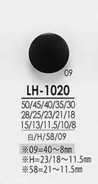 LH1020 Da Camisa Ao Casaco Preto E Botões De Tingimento[Botão] IRIS subfoto